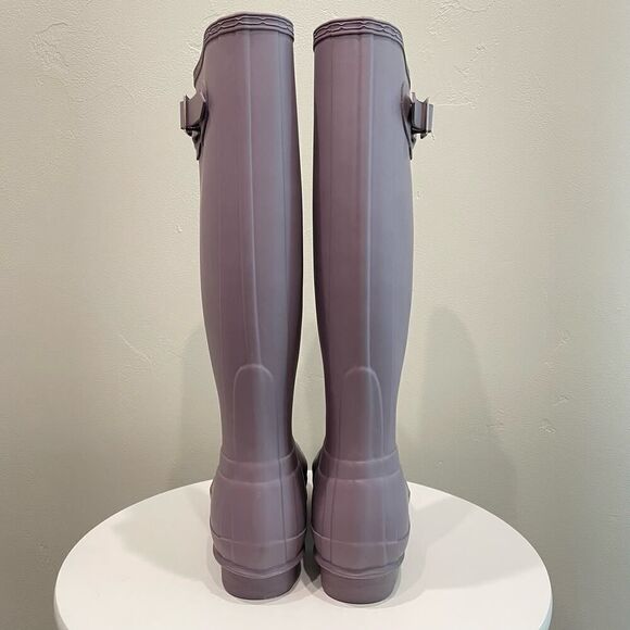 Hunter Original Tall Thunder Cloud Purple Women's Boots - Size: 7 - Picture 8 of 12